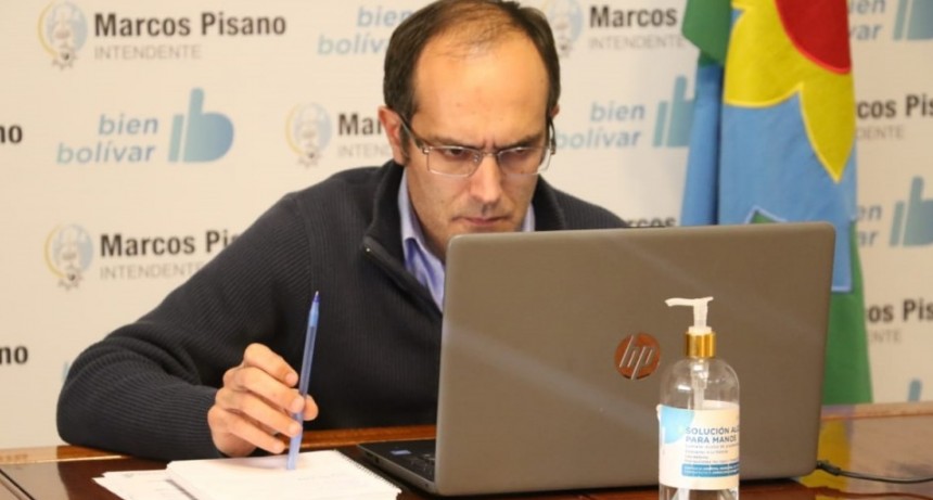El Intendente Marcos Pisano particip&oacute; de un encuentro virtual con el Gobernador Kicillof