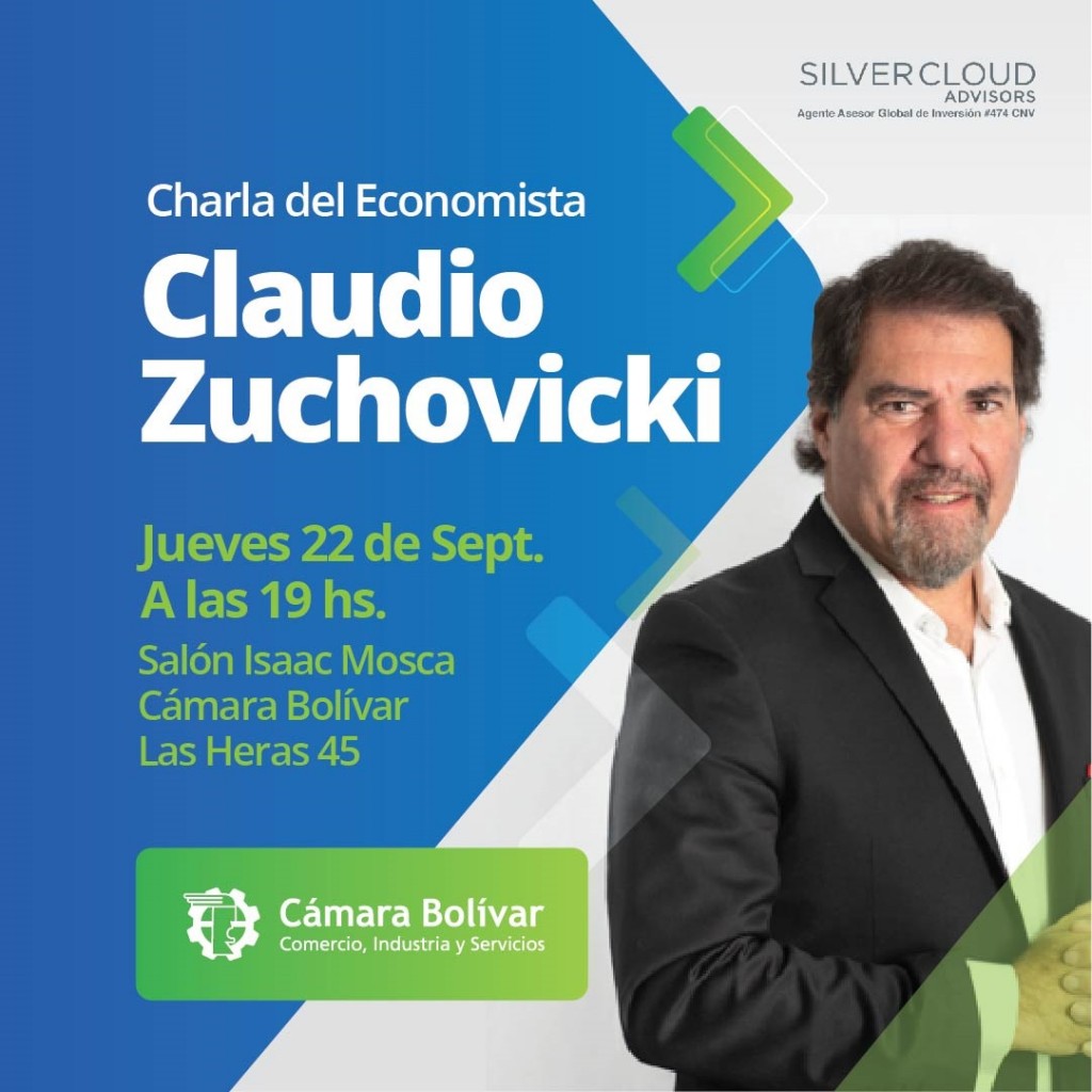El economista del diario La Nación, Claudio Zuchovicki brindará una charla el jueves 22 de septiembre