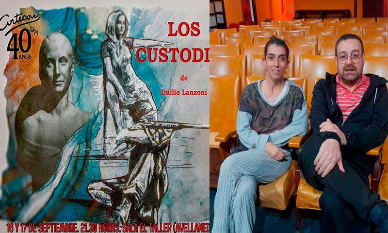 Se reestrena “Los Custodios”, este viernes 16 de septiembre en El Taller, y hablamos con Duilio Lanzoni y Marisol Inda en FM 10