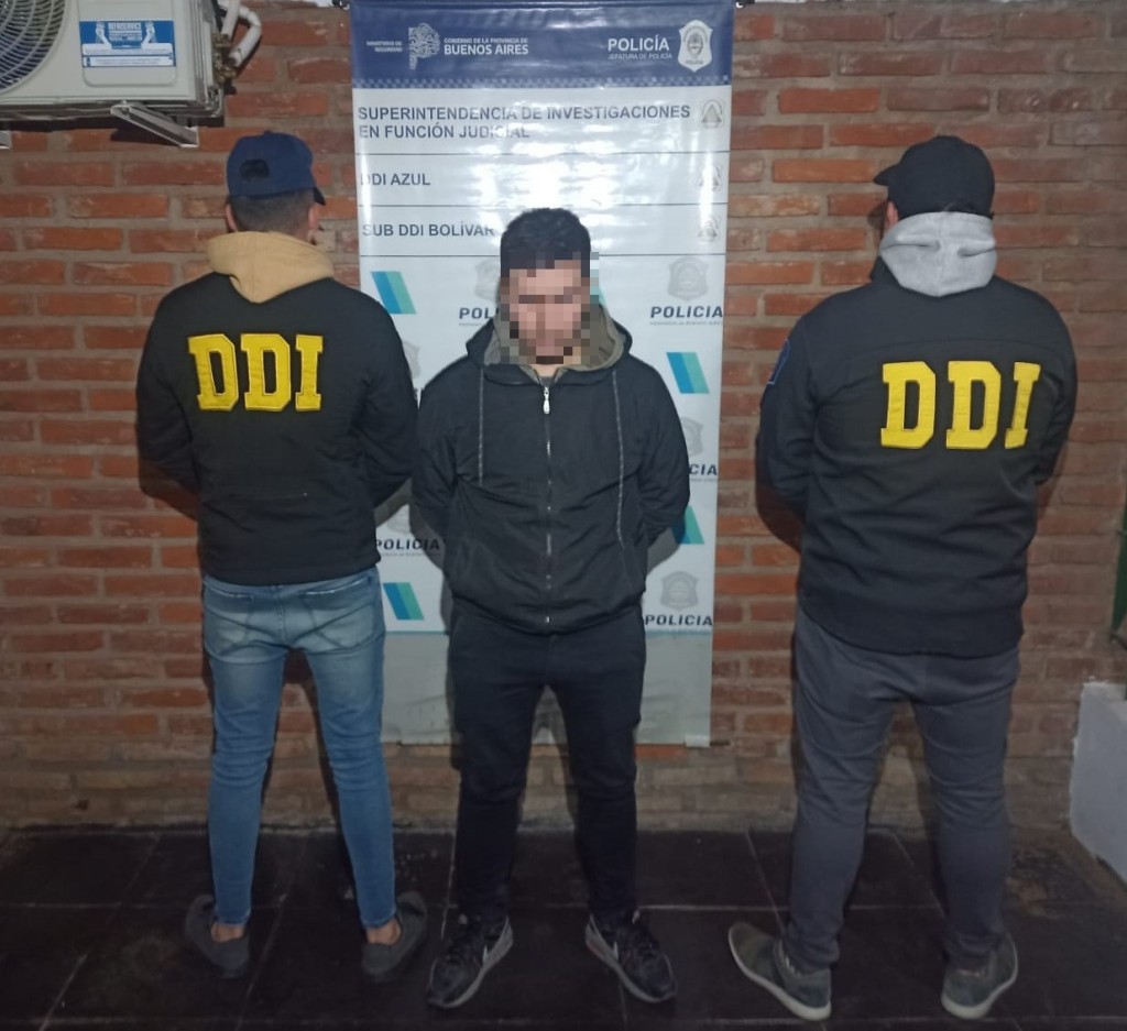 Personal de la Sub DDI de Bolívar detuvo a un bolivarense condenado por el delito de “Desobediencia”, vinculada a una causa de Violencia de Género