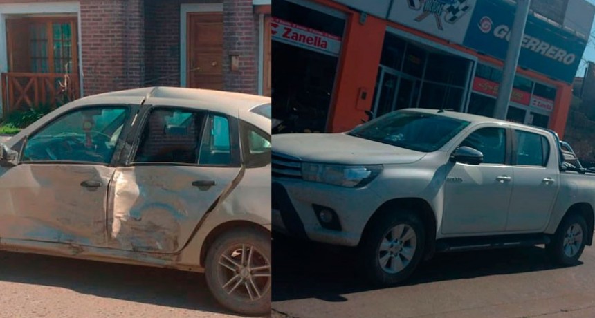 Impacto en avenida Lavalle, entre Santos Plaza y Sáenz Peña