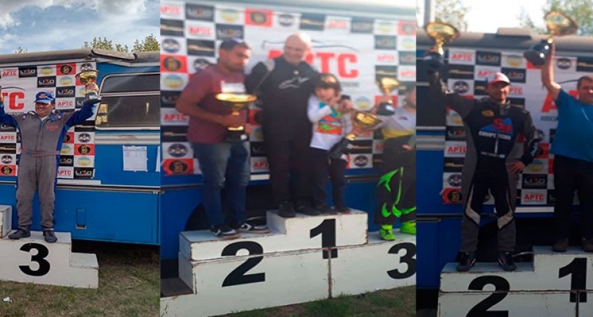 APTC: Pendas y Campos confirmaron el dominio que habían puesto en pista el sábado y se sumó Marcelo Vezzosi con un tercer puesto