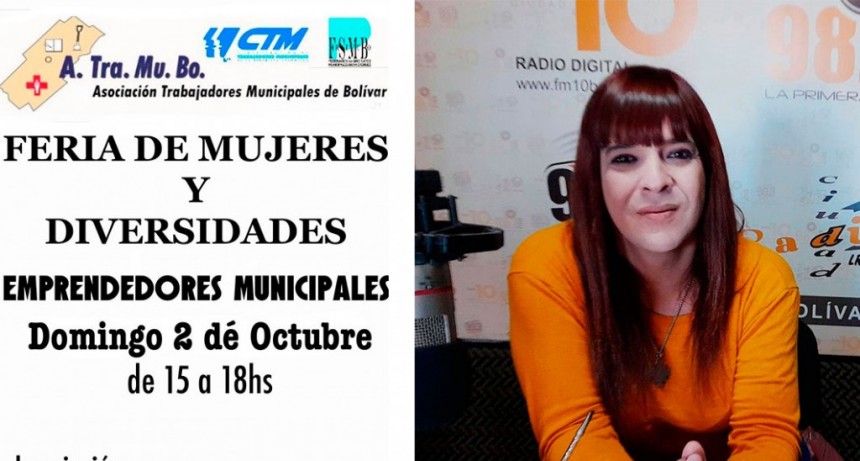 Florencia González: “Queremos invitar a la Feria de Mujeres y Diversidades que se desarrollará este domingo en la sede de ATRAMUBO”