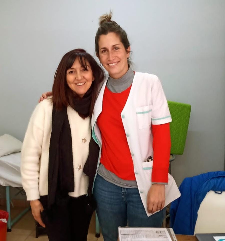 Sandra Renna entrevistó a las Obstetricias Daniela Leiva y Victoria Bustos en el día de referencia