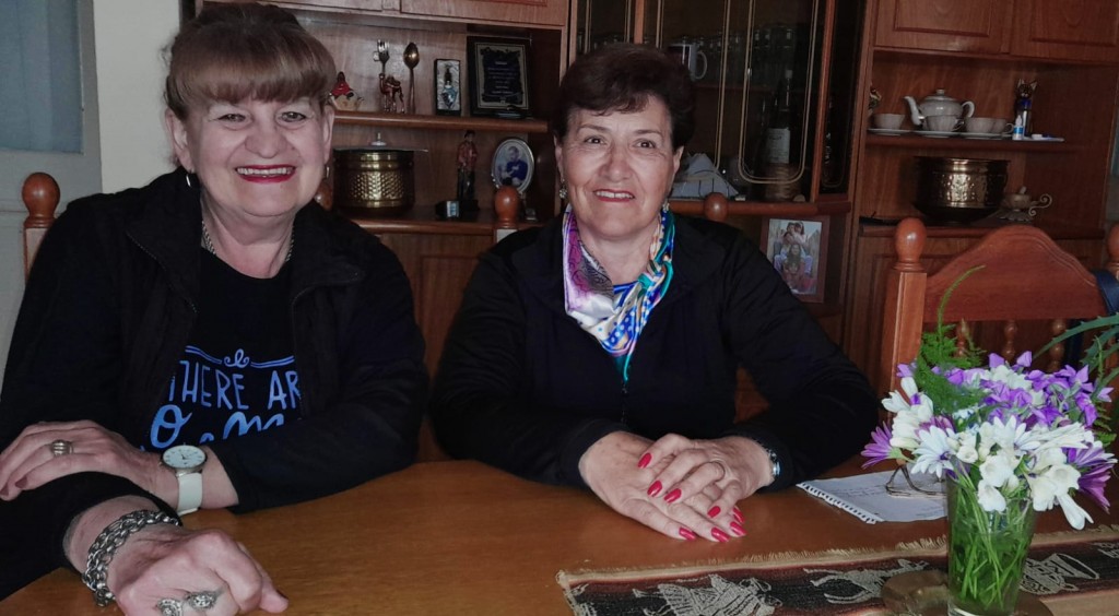 Salinas Grandes celebra 44 años de vida institucional y dos de sus integrantes hablaron en FM 10, Mary de Larralde y Felisa de Nadal