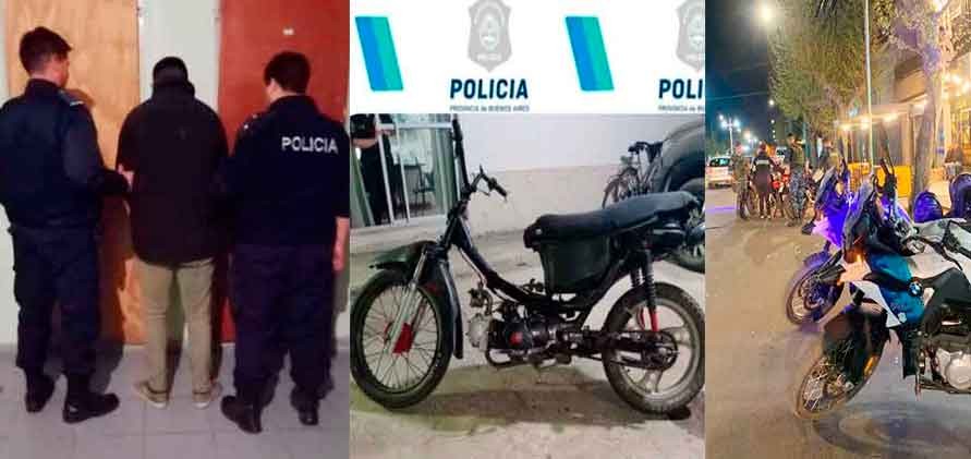 Informe Oficial de Policía: Un detenido con una moto adulterada, secuestros de vehículos y contravenciones por disturbios