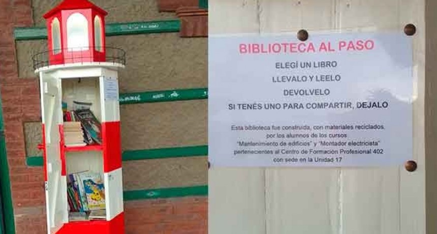 En una cárcel bonaerense crearon una Biblioteca al Paso, para la Estación de Trenes de Urdampilleta