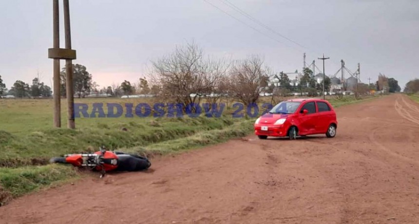 Un joven hospitalizado tras una colisión