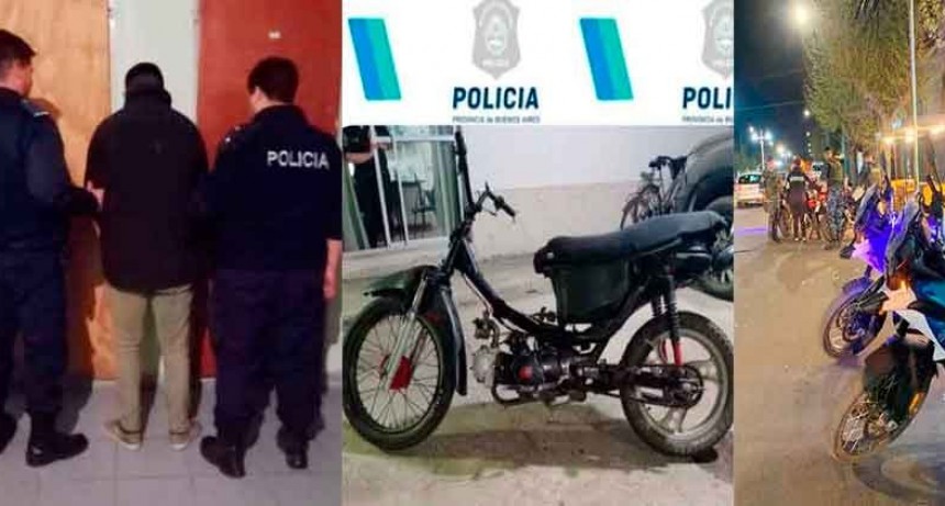 Informe Oficial de Policía: Un detenido con una moto adulterada, secuestros de vehículos y contravenciones por disturbios