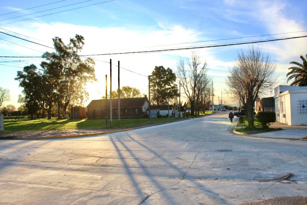 Villa Diamante ya tiene sus calles 100% pavimentadas, quedó habilitada la última cuadra 