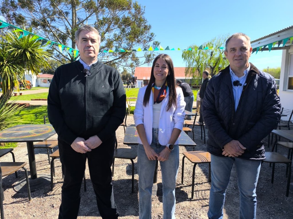 Jose Gabriel Erreca, Laura Rodríguez y Jorge Aguirre hablaron con los medios sobre la 96ª Expo Bolívar