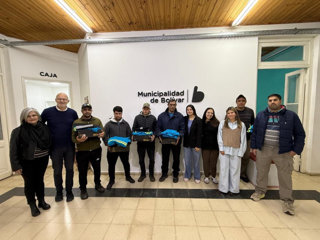 El Municipio de Bol&iacute;var invirti&oacute; m&aacute;s de 30 millones de pesos en indumentaria para el personal municipal