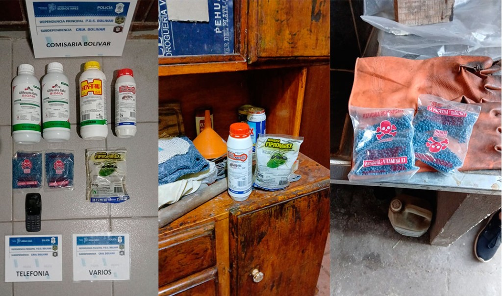 Avanza una investigaci&oacute;n por el envenenamiento de animales en barrio Colombo: se realiz&oacute; un allanamiento con resultado positivo