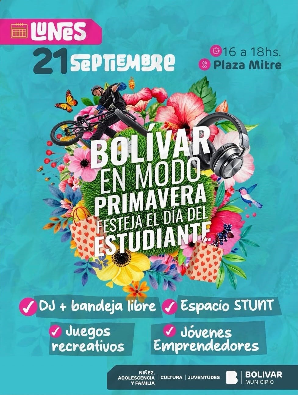 Bol&iacute;var Modo Primavera festeja del D&iacute;a del Estudiante 