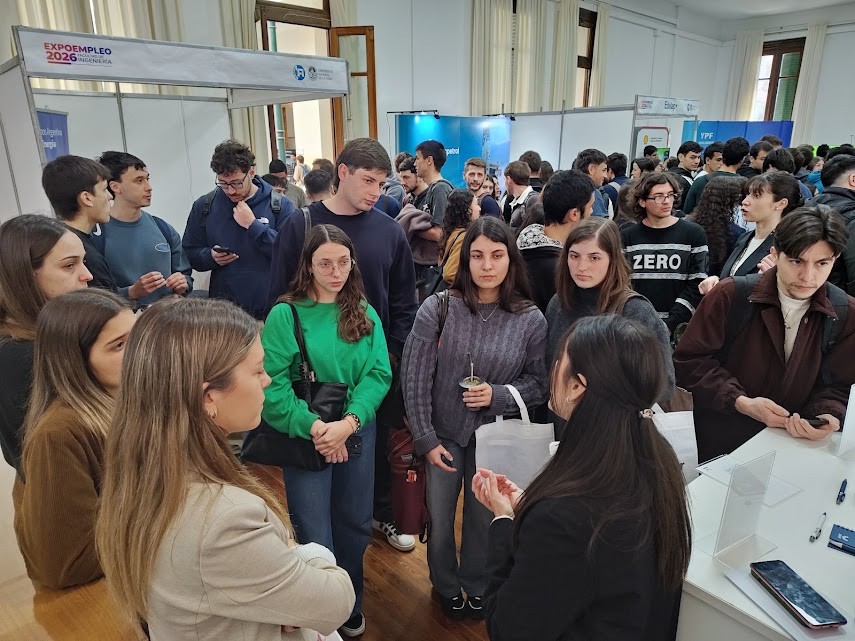 Con una gran convocatoria se desarrolla una nueva edici&oacute;n de la Expo Empleo en la Facultad de Ingenier&iacute;a de la UNLP