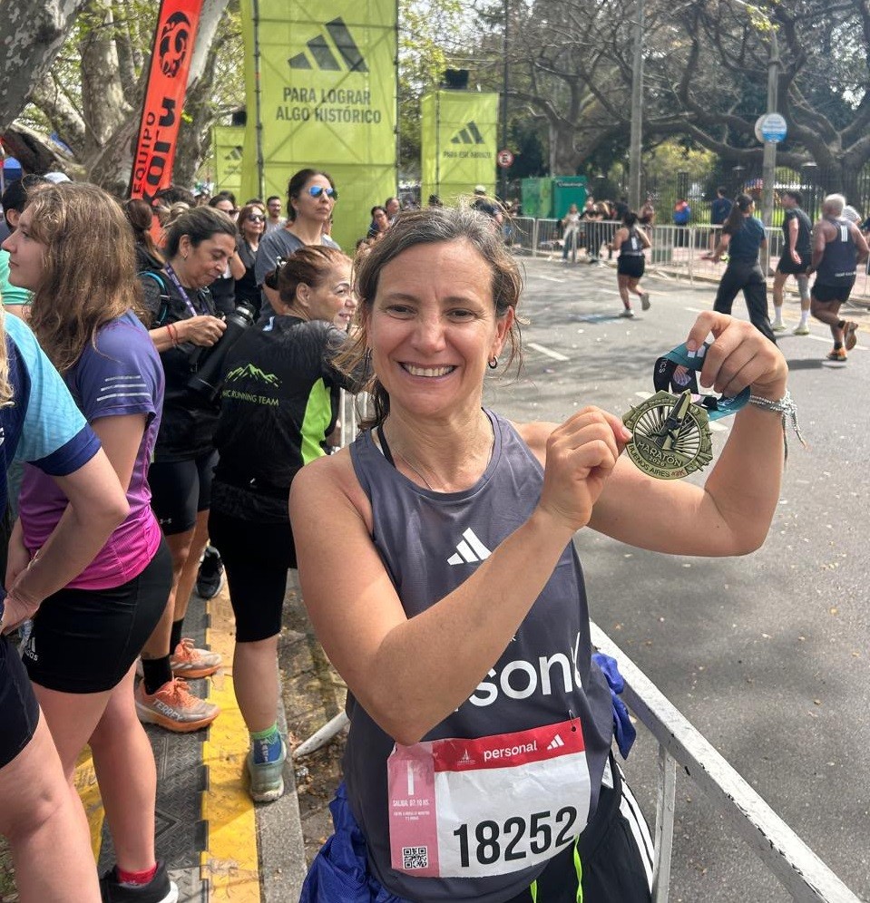 Eugenia Bellomo tras los 42K de Buenos Aires: "Objetivo cumplido"