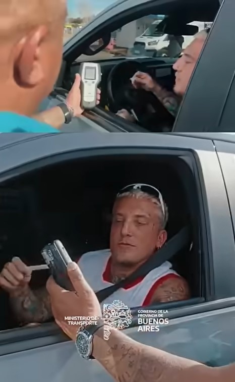 Alcohol Cero (el ejemplo a tener en cuenta) El Polaco pas&oacute; por un control de alcoholemia y dej&oacute; un mensaje: &ldquo;Hay que ir con un conductor designado&rdquo;