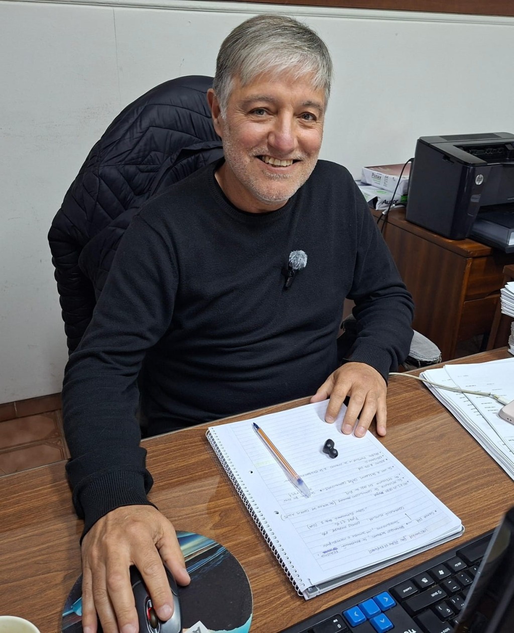 Marcelo Del R&iacute;o: "Ingres&eacute; a trabajar como cadete desde los 13 a&ntilde;os, y ahora estoy a tres monedas de jubilarme, no me arrepiento porque he vivido cosas muy lindas"