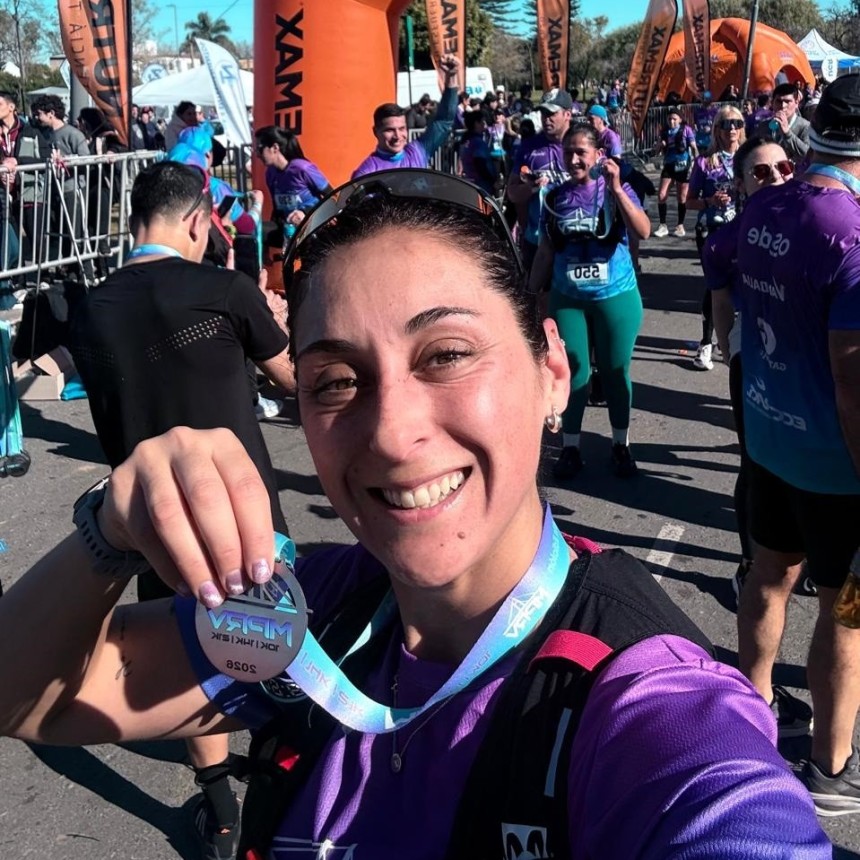 Delfina Gorosito: &ldquo;Me prohib&iacute; mirar el reloj en esos 2 kil&oacute;metros finales para poder llegar tranquila y tratar de disfrutar esa llegada, que era el objetivo, y era cumplir el sue&ntilde;o&rdquo;