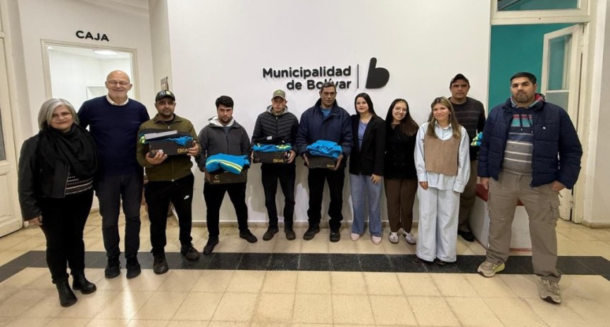 El Municipio de Bol&iacute;var invirti&oacute; m&aacute;s de 30 millones de pesos en indumentaria para el personal municipal