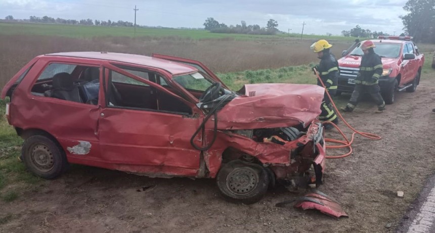 Violenta colisi&oacute;n en ruta 226
