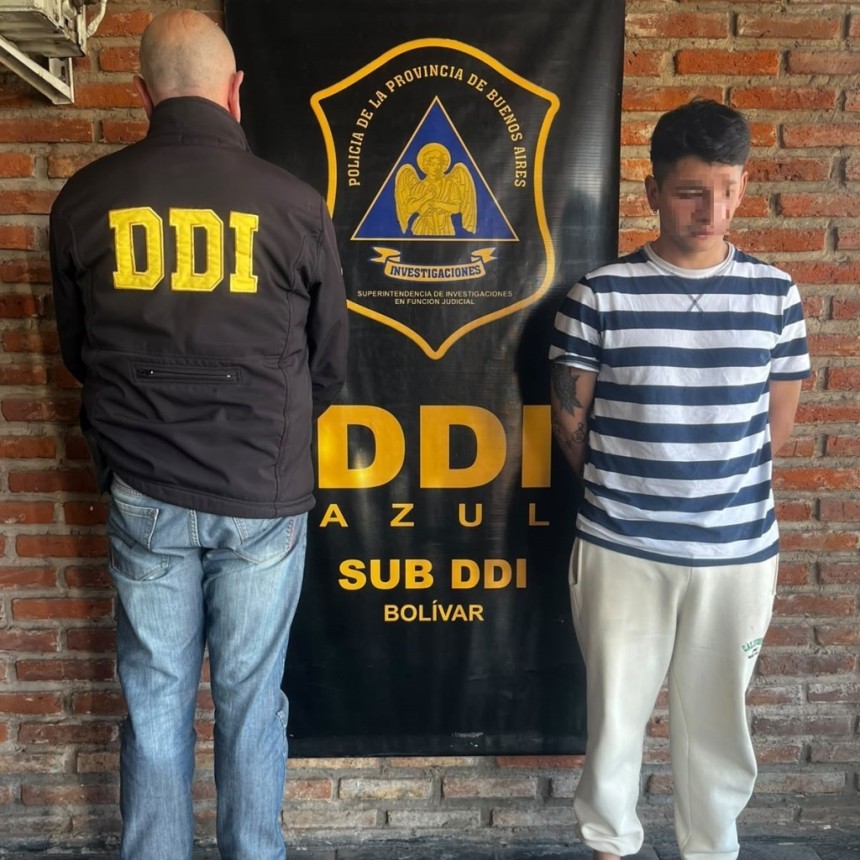 Informe Oficial SUB DDI de Bol&iacute;var: fue detenido el autor de dos robos a un mismo vecino 