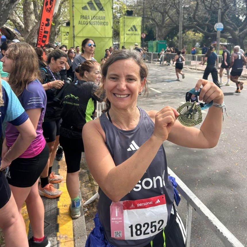 Eugenia Bellomo tras los 42K de Buenos Aires: 