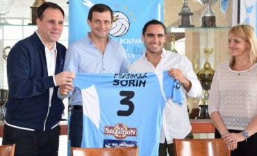 Personal Bolívar y un invitado de lujo: Juan Pablo Sorín estuvo en la ciudad