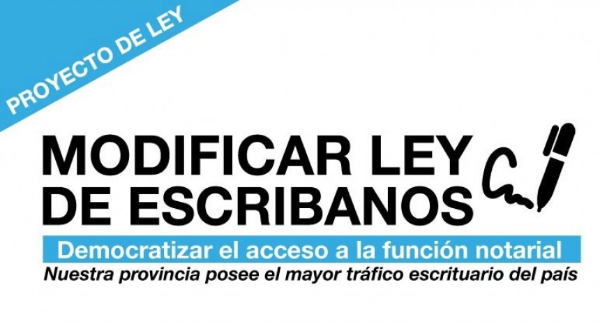 Proponen modificar la Ley de Escribanos