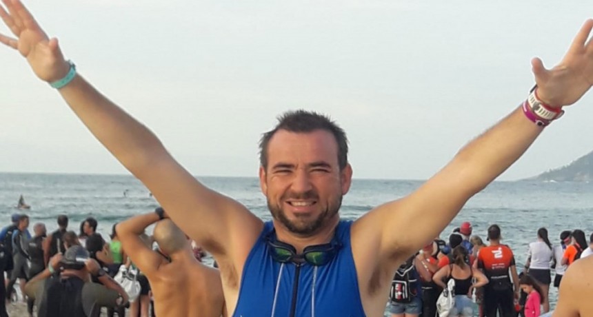 Juan Pablo Le&oacute;n fue parte del Medio Iron Man de Rio de Janeiro junto a Rub&eacute;n Mart&iacute;n