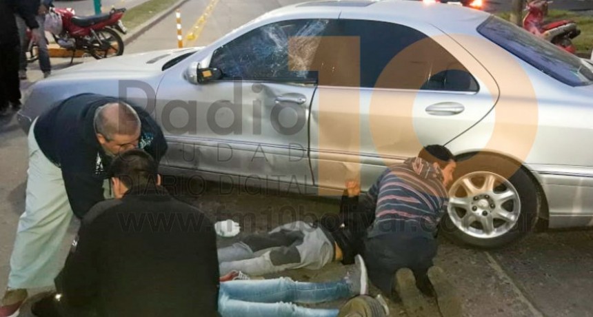 Violento accidente en Tres de Febrero y Saavedra: dos motociclistas fueron hospitalizados