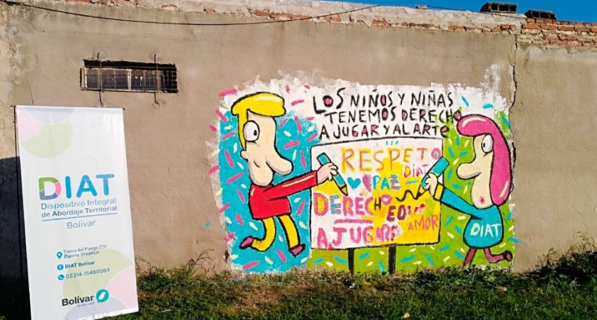 El DIAT Bol&iacute;var comenz&oacute; a pintar murales en los barrios