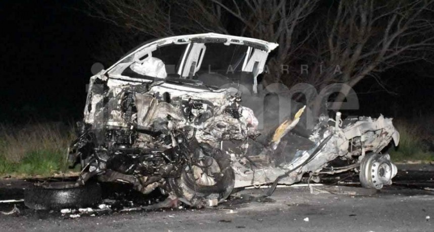 Loma Negra; Dos muertos en impactante accidente sobre la ruta 51