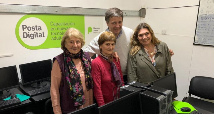 El candidato a Intendente Mor&aacute;n trabaja por la inclusi&oacute;n digital de los adultos mayores