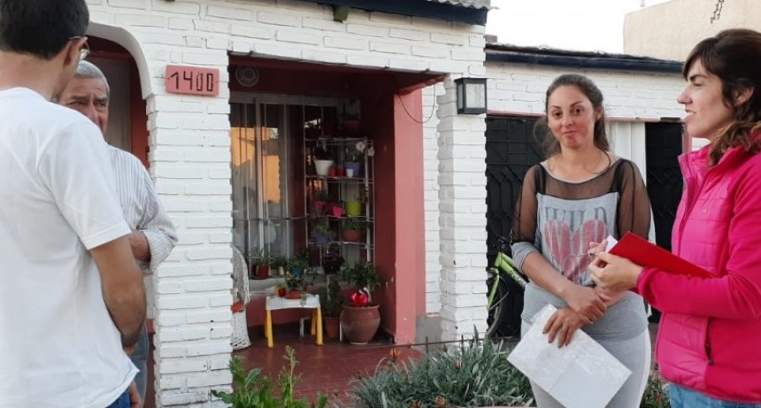 EL INTENDENTE PISANO CAMIN&Oacute; BARRIO LOS ZORZALES