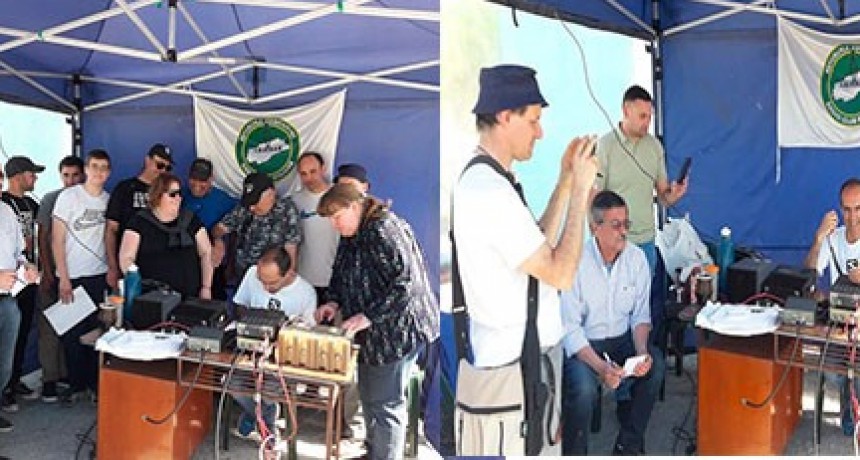 El Intendente Marcos Pisano comparti&oacute; una jornada con los aspirantes a Radioaficionados