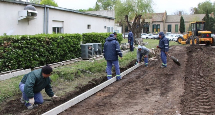 La Municipalidad contin&uacute;a realizando obras en diferentes puntos de la ciudad