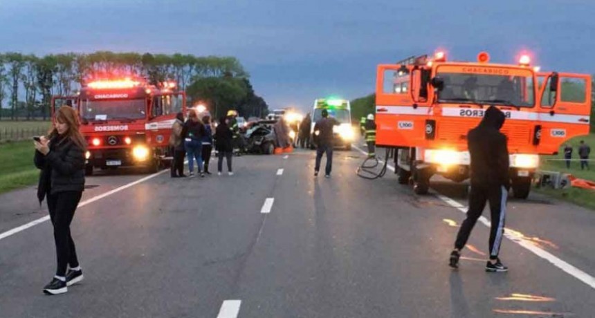 Chacabuco: Fatal accidente en Ruta 7 dejo como saldo dos personas fallecidas