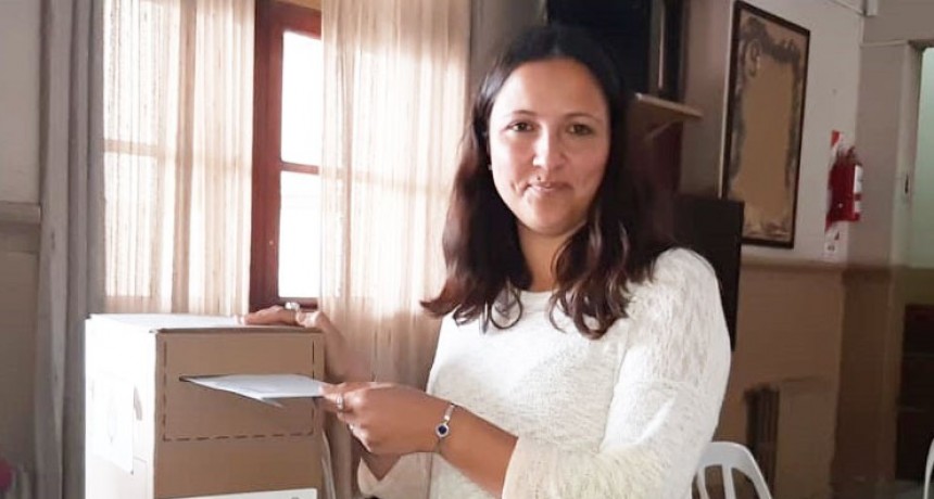 Vot&oacute; Patricia Oroz