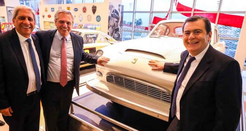 Alberto Fern&aacute;ndez junto al gobernador Gerardo Zamora en Santiago del Estero
