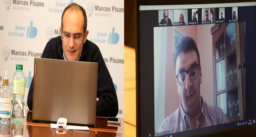 El intendente municipal Marcos Pisano particip&oacute; de un encuentro virtual con representantes de la Direcci&oacute;n Nacional de la Agencia de Discapacidad (ANDIS), 