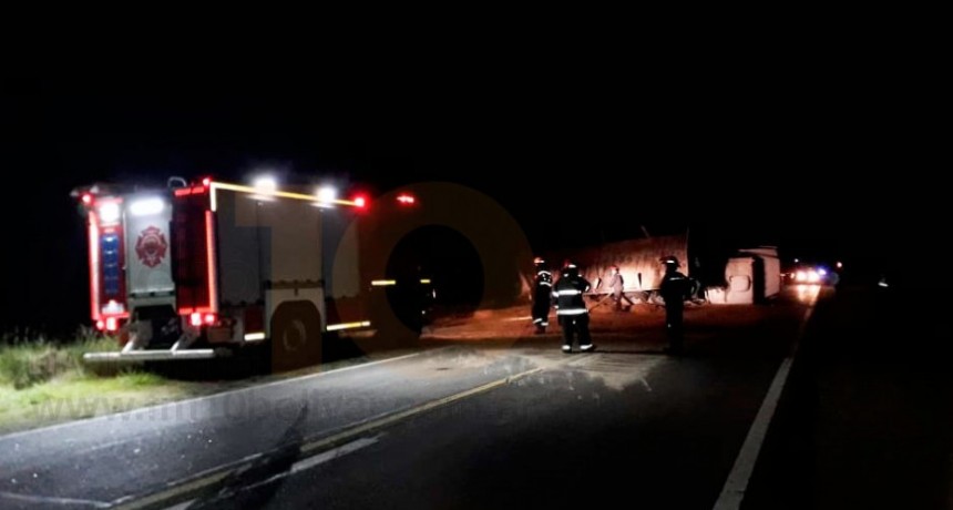 Jorge Garc&iacute;a: &ldquo;Se trabaj&oacute; en devolver el cami&oacute;n a su posici&oacute;n y en la limpieza de la ruta&rdquo;