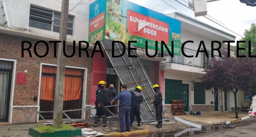 Las im&aacute;genes de la tormenta que dej&oacute; huellas en planta urbana y zona rural