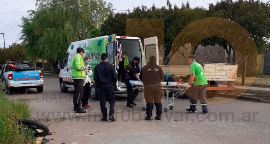 Un joven motociclista hospitalizado esta ma&ntilde;ana