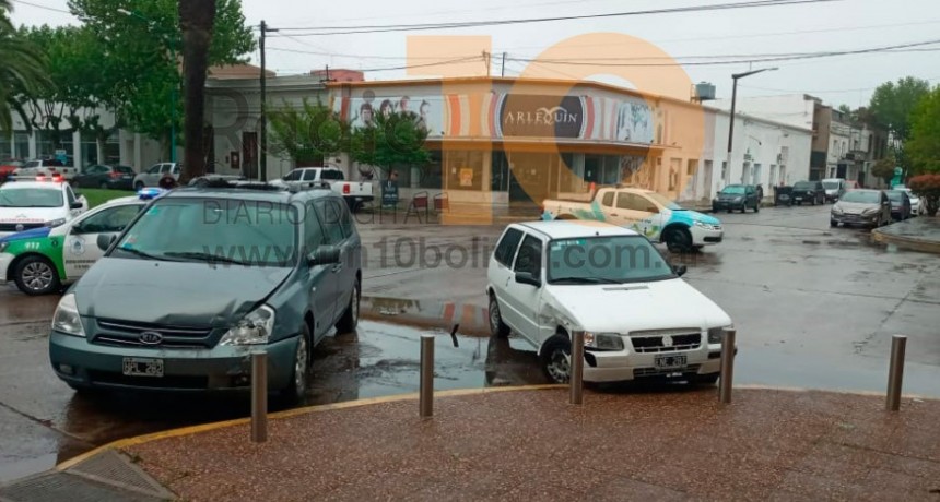 Dos conductores protagonizaron una colisión