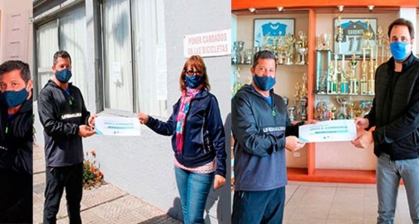 Secretar&iacute;a de Deportes: entrega de aportes a los clubes