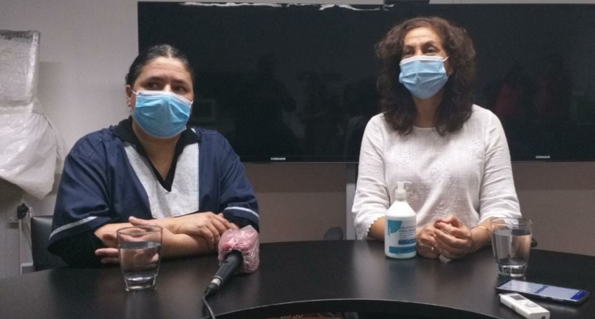 Mar&iacute;a Estela Jofre: "Tuvo s&iacute;ntomas de COVID y como &eacute;l y su se&ntilde;ora son personal esencial decidimos rehisoparlo y dio positivo nuevamente"