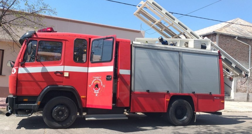 Bomberos asistió a un principio de incendio