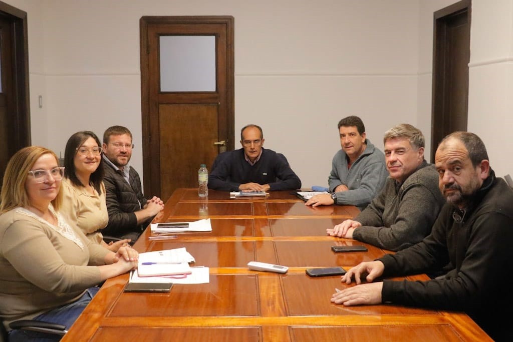 La Cámara Bolívar se reunió con el Intendente Pisano y su equipo de trabajo