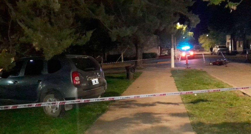 Un joven resultó con heridas de consideración tras una fuerte colisión